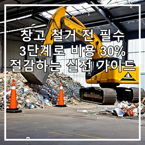 창고 철거 전 필수 3단계로 비용 30% 절감하는 실전 가이드